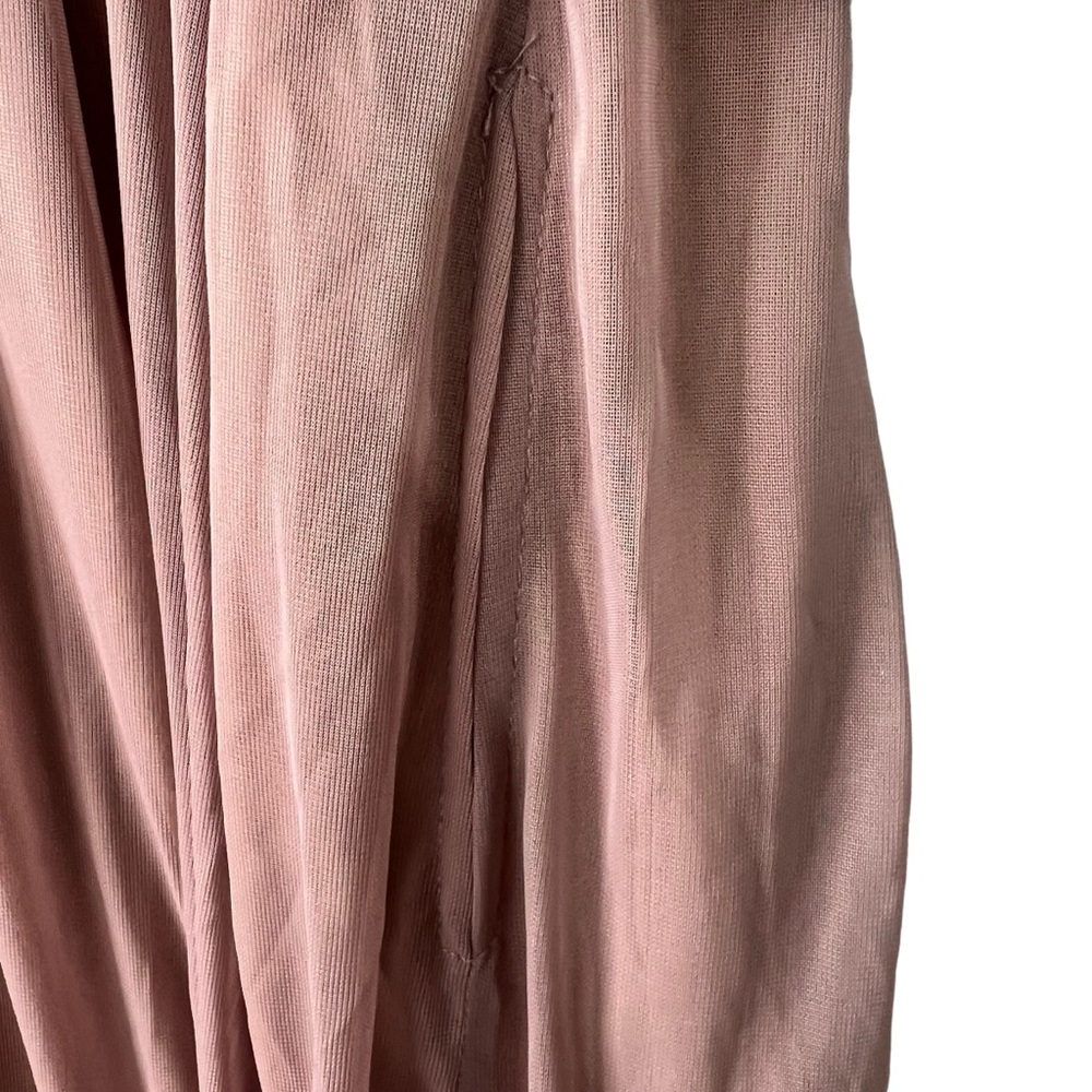 Birdy Grey Kiko Gown Sz XL Mauve Chiffon Halter Neck Pocket Bridesmaid Prom NEW - Picture 4 of 7